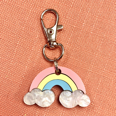 Rainbow Key Tag