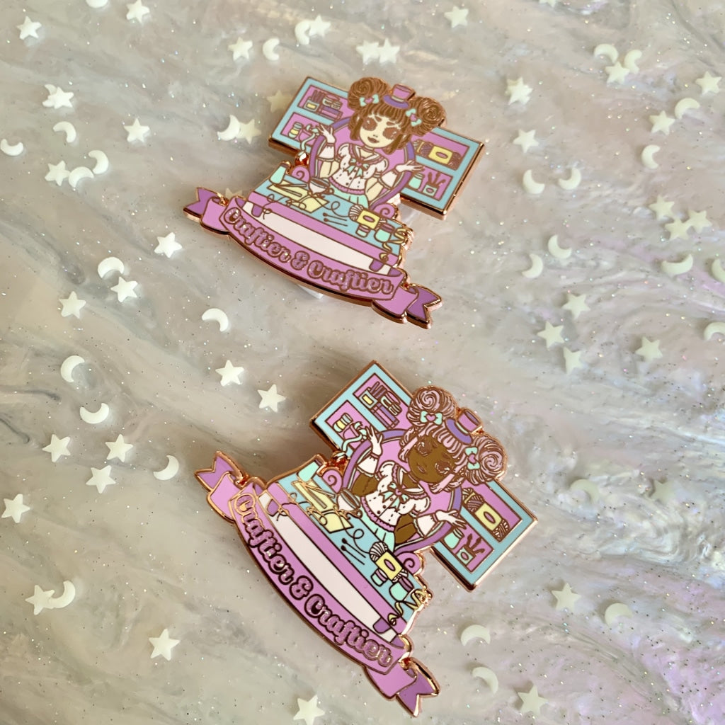 Crafters Enamel Pin