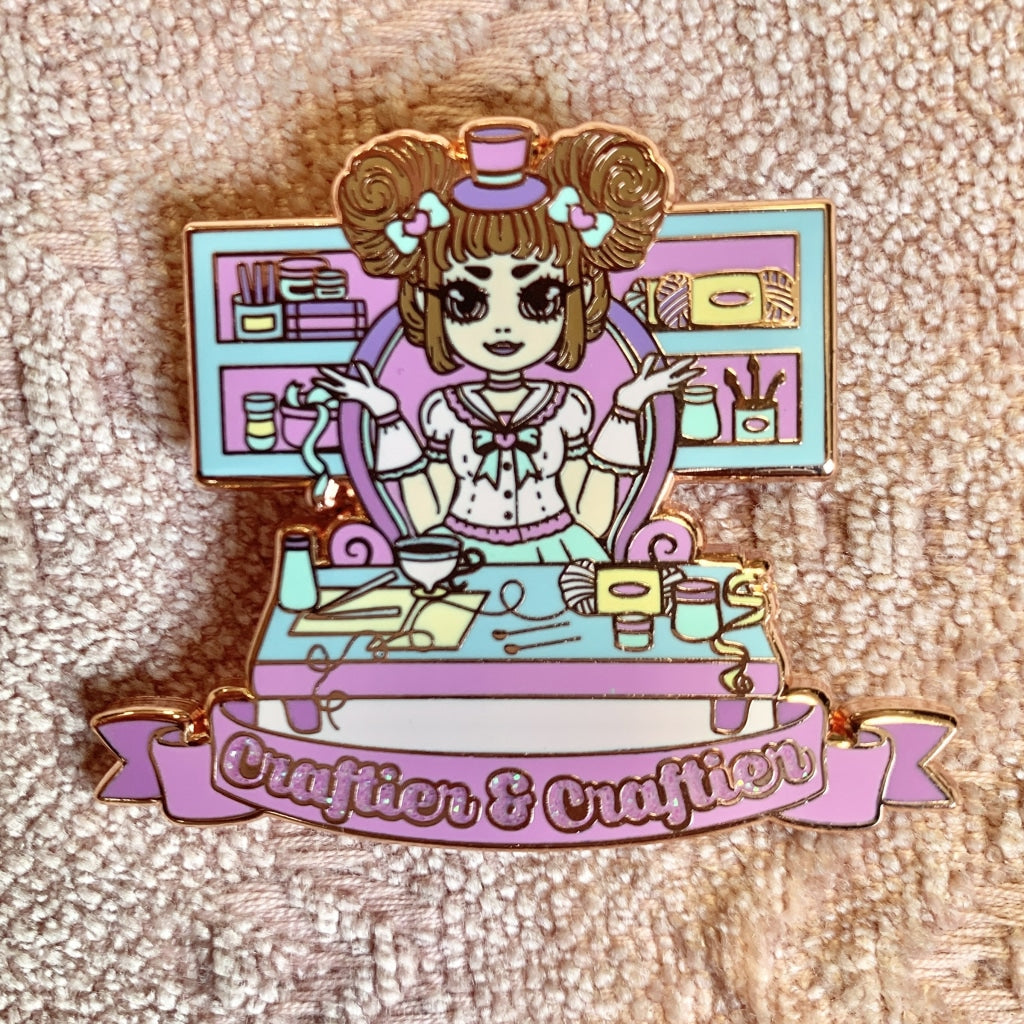 Crafters Enamel Pin