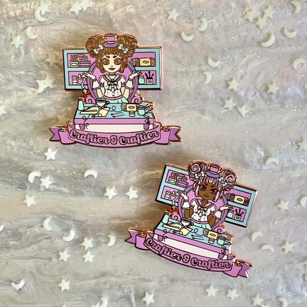 Crafters Enamel Pin