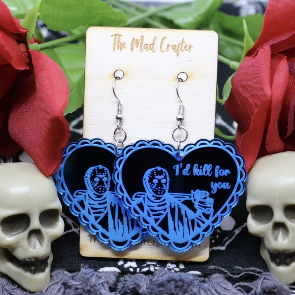 Horror Heart Earrings-Limited Edition