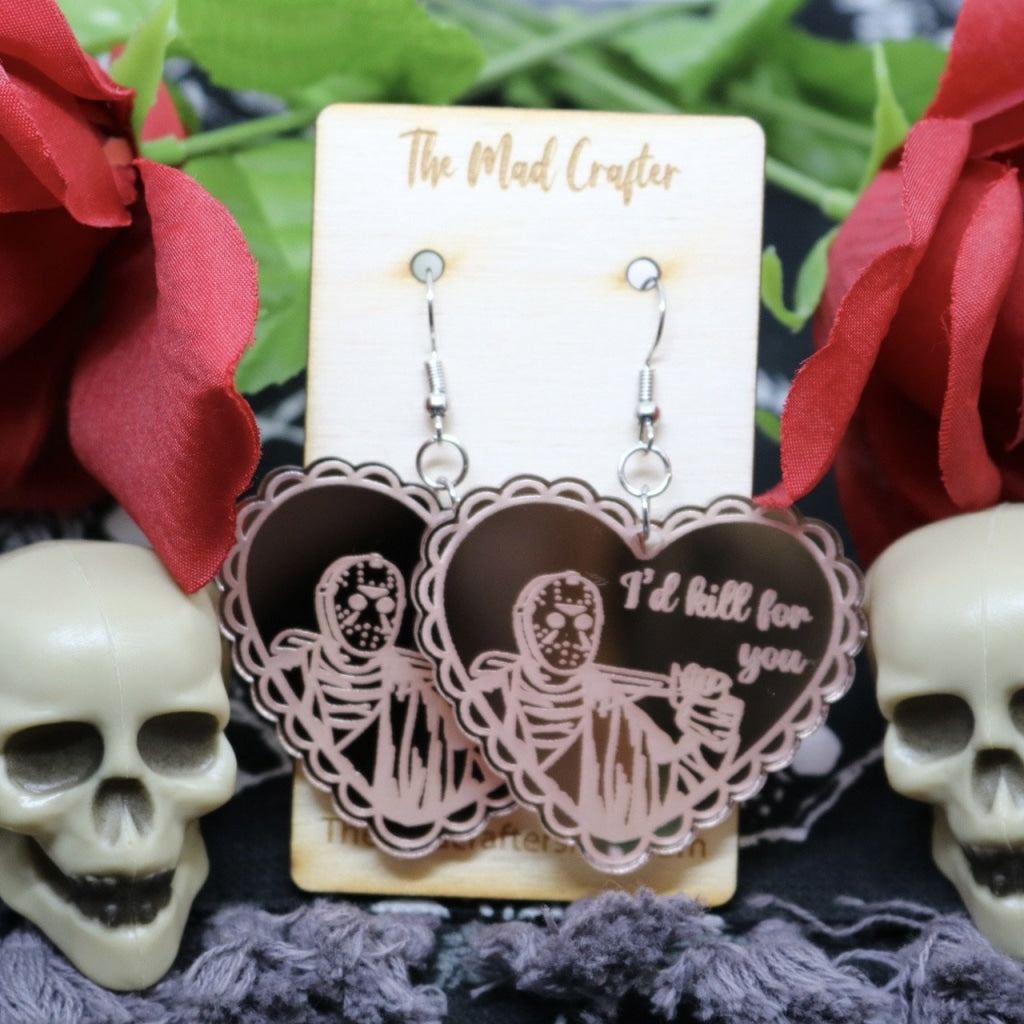 Horror Heart Earrings-Limited Edition