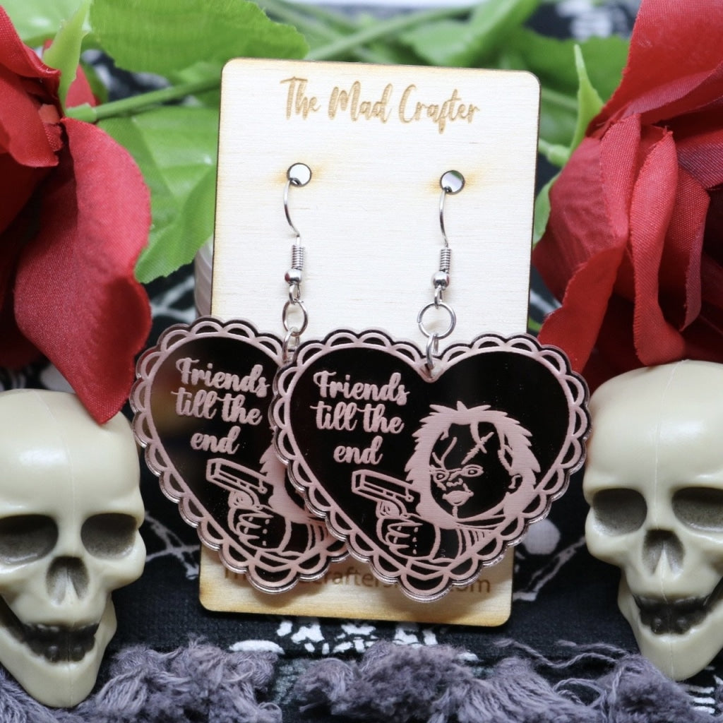 Horror Heart Earrings-Limited Edition