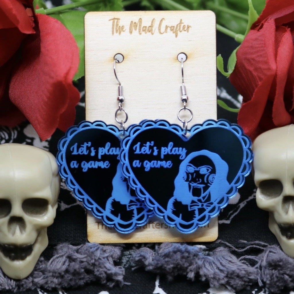 Horror Heart Earrings-Limited Edition