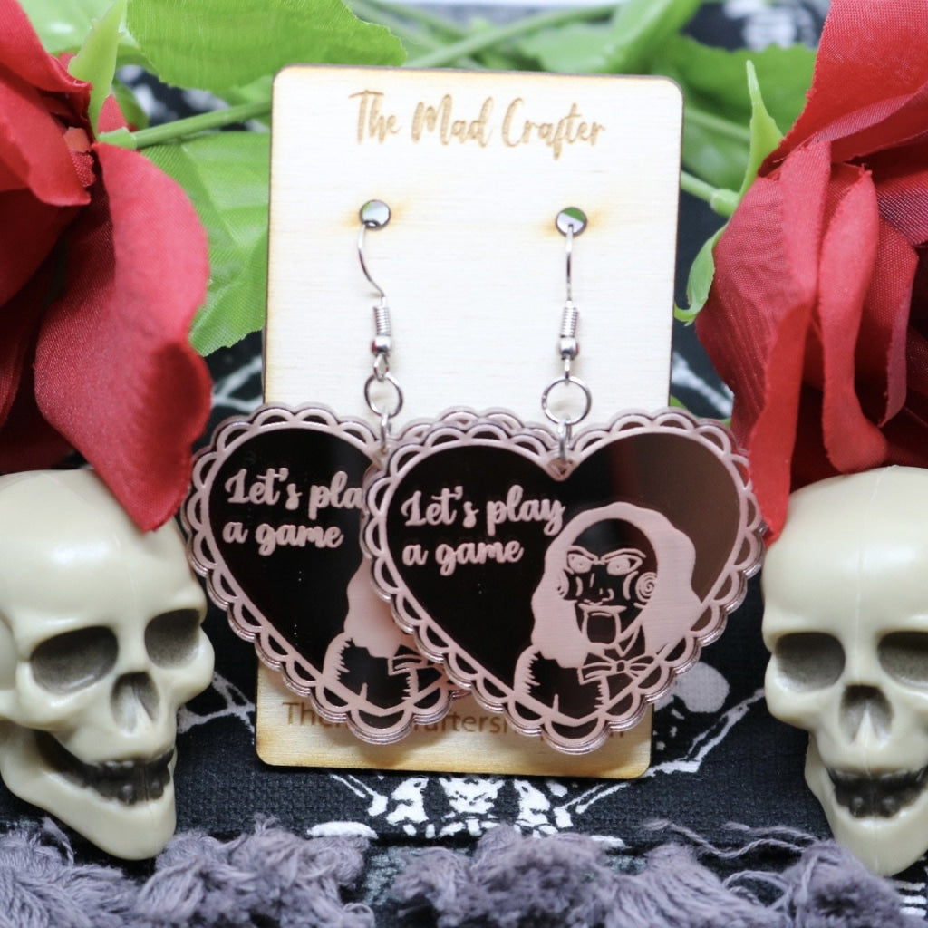 Horror Heart Earrings-Limited Edition