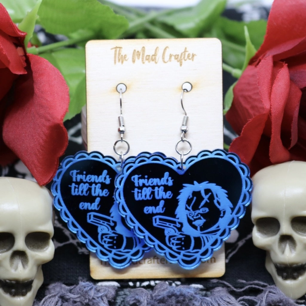 Horror Heart Earrings-Limited Edition