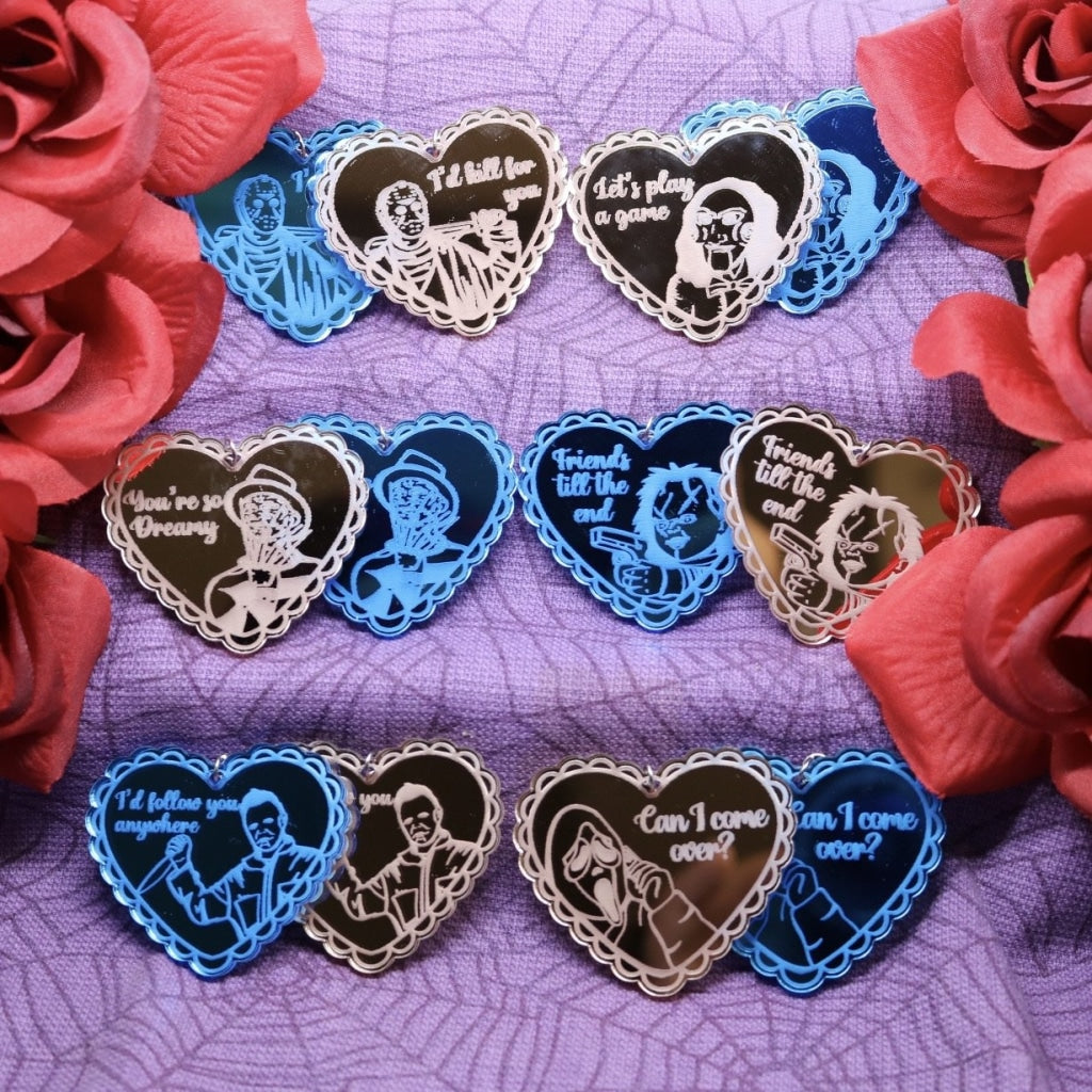 Horror Heart Earrings-Limited Edition