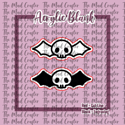 Skull Bat Clips